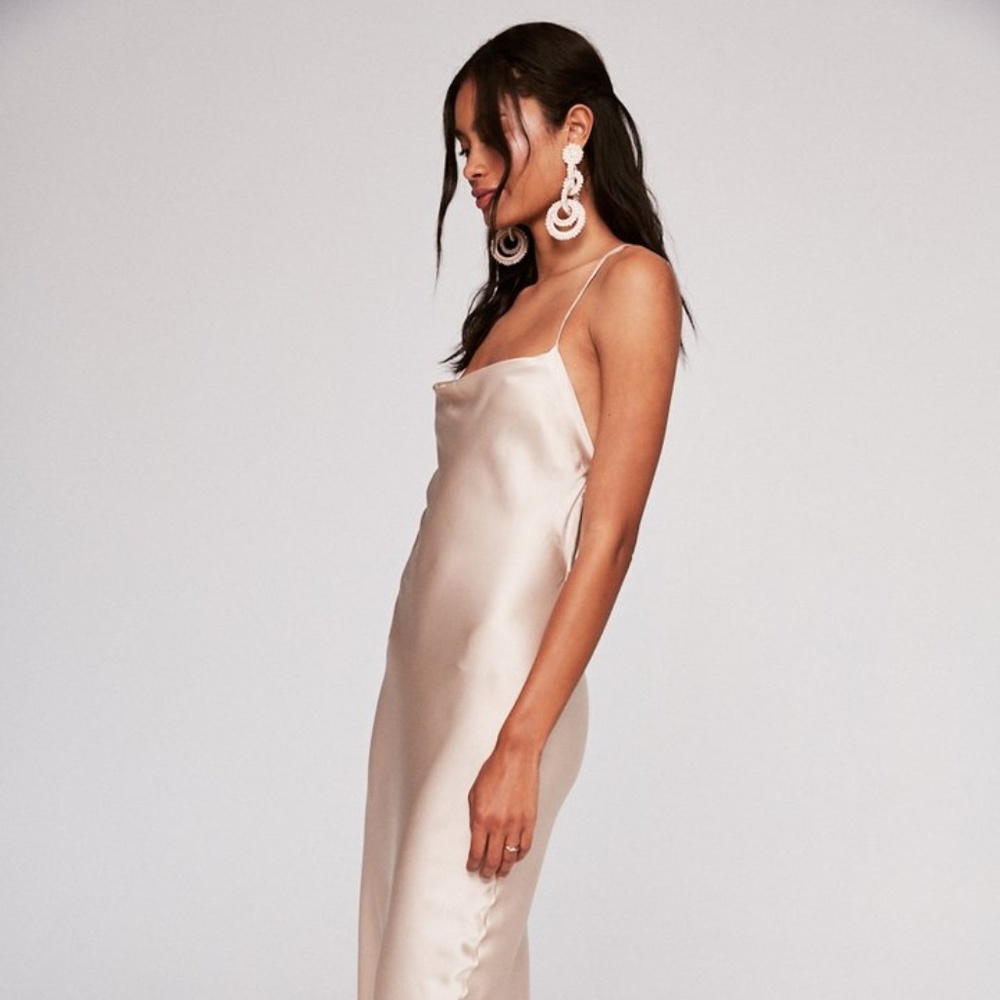 Stone Cold Fox Satin Dress